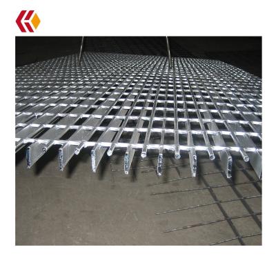 China Steel Construction Mesh Grating Anti - Corrosion Galvanized Steel Mesh For Deck for sale