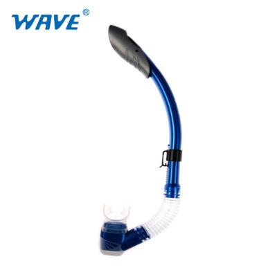 China Full Dry Free Breathing Scuba Diving Breathing Apparatus Snorkel Gear Underwater Snorkel Tube With Bleed Valve for sale