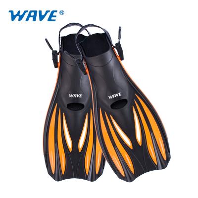 China Durable High Quality TPR Soft Open Adjustable Scuba Swimming Fins Snorkeling Training Snorkeling Fins for sale