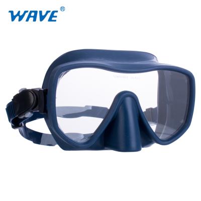 China Wholesale Good Quality Professional Adult Matte Silicone Diving Mask Free Diving Mask Unisex for sale