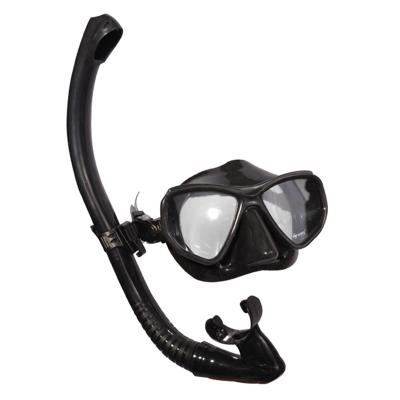 China Seaview 180 Gold Mask Snorkel Amazon Supplier Diving Snorkel Set MS-1383S60 for sale