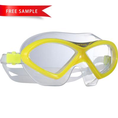 China Double Lens Surf Silicone Scuba Diving Swimming Goggles For Surfing for sale