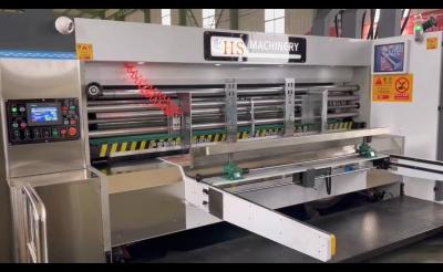 China Flexo Printing Carton Die Cutting Machine 360 Degree Adjustment Of Grooving Phases zu verkaufen