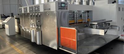 中国 PLC Control Corrugated Box Packaging Machine Fast Printing Speed 販売のため