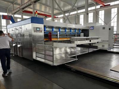 China Conversión de la caja Flexo Printer Slotter máquina de corte a presión en venta