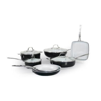 China Sustainable B SILVER SERIES Non-Stick Pressed Aluminum Cookware Set for sale