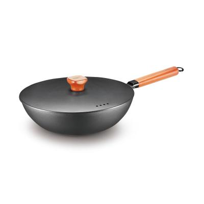 China Viable ORIENTAL SERIES WOK Chinese wok pressed carbon steel cookware CKDG7630 for sale