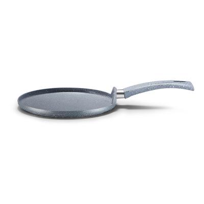 China Sustainable STONE M SERIES CREPE PAN forged aluminum cookware for sale