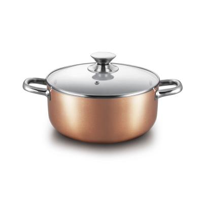 China C SERIES METALLIC COOKER sustainable pressed non-stick aluminum cookware for sale