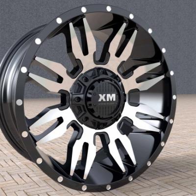 China ALLOY W0396 20 Inch 12 Hole ET -12 PCD 135-139.7 Die Casting Off Road Wheel for sale