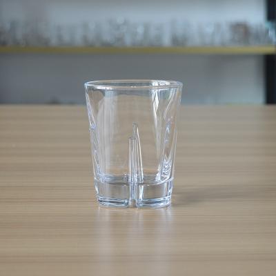 China / Durable Heavy Thick Square Whiskey Glass Mug for sale