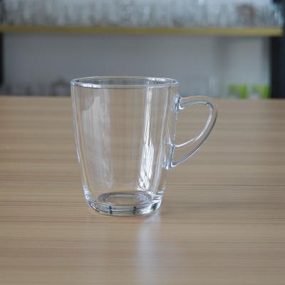 China Viable transparent glass cups for coffee/tea for sale