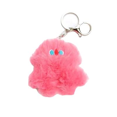 China B1016-29 New South Korea Bag Accessories Plush Doll Gift Pink Plush Hanging Doll Key Chain for sale