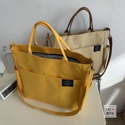 China B917-14 Vintage Crossbody Women's Single Handbag Tote Cotton Canvas Bag Wholesale Causal Cross Body Bag For Work for sale