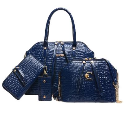 China B1019-1 Fashion Designer Handbag 2021 Hot Sale 4pcs Set Bag For Women With Good Leather Factory Price for sale