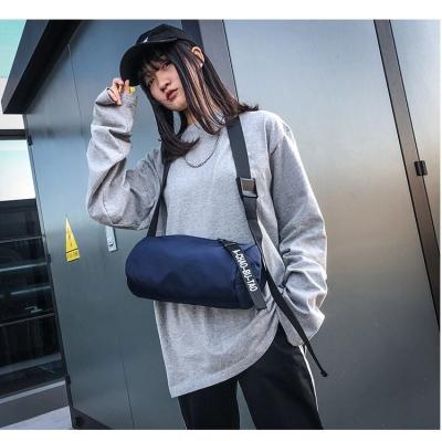 China B93-011 Minimalist Newcomers Large Capacity Normcore/Cross - Duffel Mini Duffle Bag Custom Logo Small Body Shoulder Bag Gym For Teenager for sale