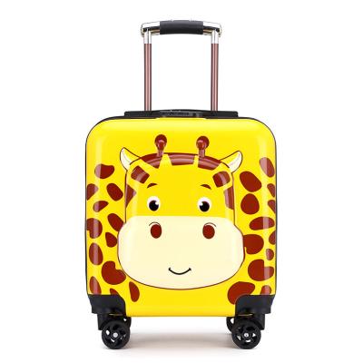 China ABS B913-005 Hard 20 Inch Password Trolley Case Shell Kid Luggage Box 18 Cute Cartoon Character Children for sale