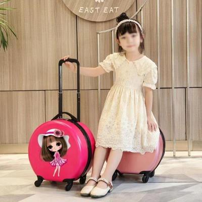 China Wholesale High Quality Children Bottom Cartoon Child Suitcase Trolley Travel B916-8 Custom Luggage Bag for sale