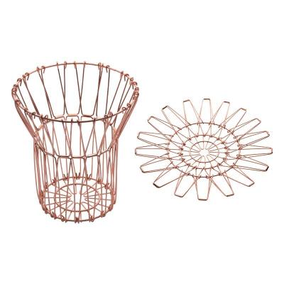 China Viable Wholesale Cheapest Price Modern Metal Wire Fruit Basket Bowl for sale