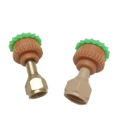 China Malaysia PBe-16 Brass Bent 4 Holes Nozzle Agriculture Sprayer Spare Parts Pupil for sale