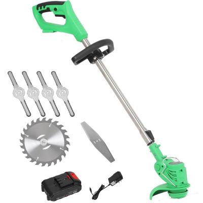 China 24V/48v lithium battery cordless electric grass trimmer powered brush cutter for sale