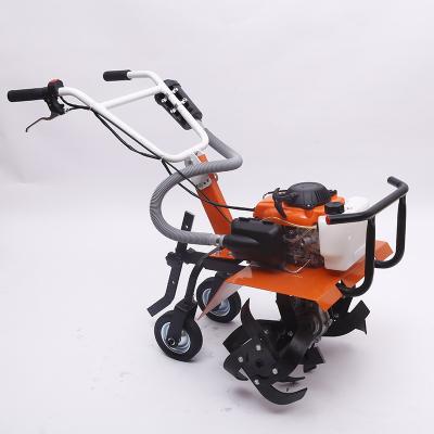 China Farms Grow 2 Stroke 4 Stroke 52CC 38CC Gasoline Mini Rotary Weeding Cultivator for sale