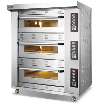 China Wholesale Commercial 3 Tray 6 Tray Bread Bakery Machine High Production Electric Baking Ovens In Philippines for sale