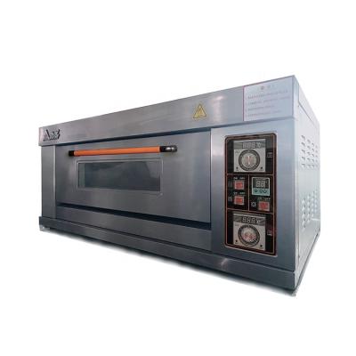 China Saving Energy Hotels Use Snack Equipment 1 Deck 2 Tray Single Electric Oven On Sale for sale