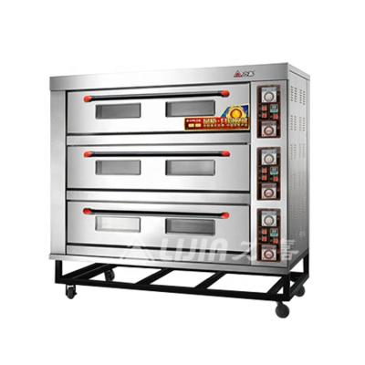 China Wholesale Commercial Energy Saving Direct Maker 1 Deck 3 Trays Single Deck Durable Electric Oven For Pizza for sale