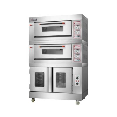 China Hotels Guangzhou factory design custom good combi gas deck oven with proofer for sale