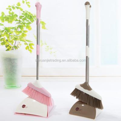 China Stainless Steel Broom Plastic Home Colorful Suit for sale