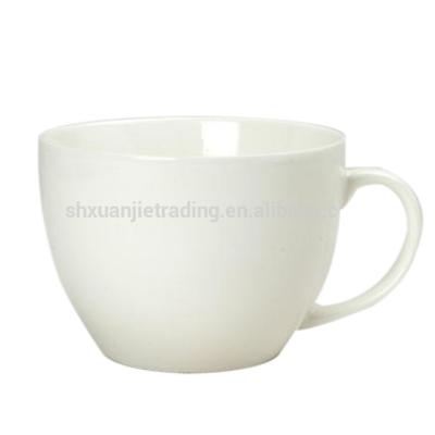 China Custom Stocked White Ceramic Coffee Mugs For Wholesale for sale