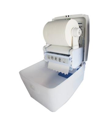 China Modern Battery Free Auto-Cut Paper Towel Roll Dispenser for sale