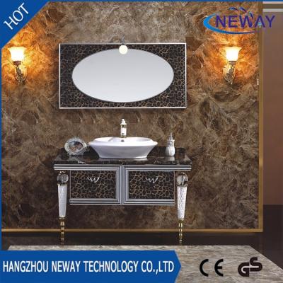 China Environmental Friendly Single Standing Stainless Steel Bathroom Furniture for sale