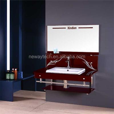 China New Modern High Quality Mirrored Chinese Portable Small Corner Wash Basin for sale