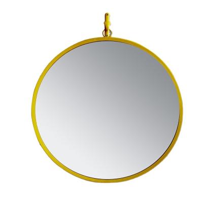 China New Design Bathroom Sliver Metal Frame Simple Modern Bathroom Wall Decorative Mirror for sale