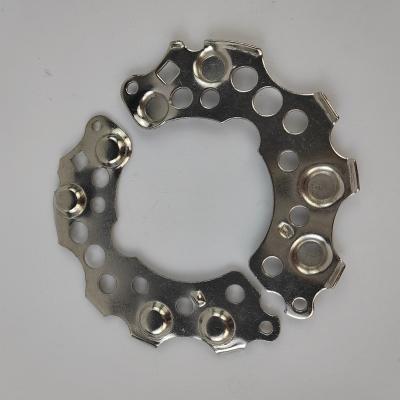 China Construction Half Moon Nut Zinc Half Moon Shaped Washer Spacer Furniture Hardware Accessories for Furniture Connect for sale