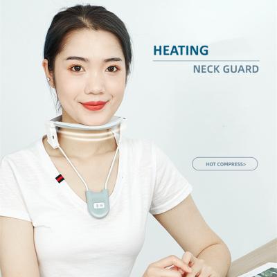 China Patented Cervical Vertebra Ultralight Tractor Heating Design Graphene Spine Traction Health Heated Neck Collar Support for sale