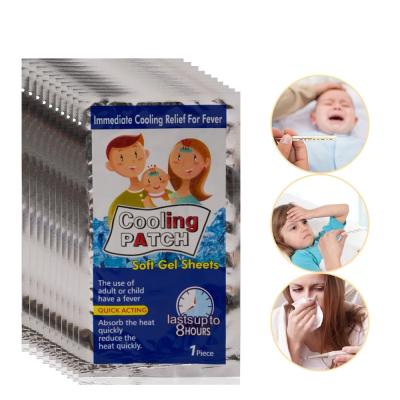 China Apply to Forehead Neck and other affected areas Ice Colored Fever Cooling Gel Patch for Correction Supplie, Ice Gel Pack Patch Hydrogel Cooling Headache for sale