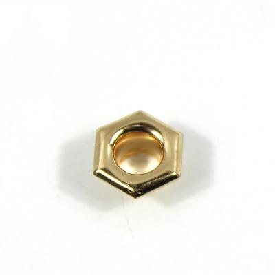 China Good Quality Low Price Quick Delivery Gear Garment Hexagon Flower Metal Grommets Nickel Free for sale