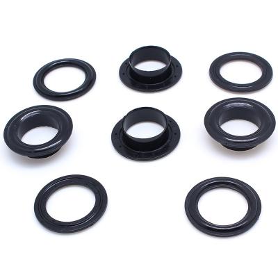 China Durable Fashion Hanging Around Colorful Black Transparent Garment Custom Grommet Grommets for sale