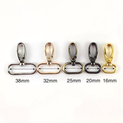 China Hot Sale Eco-Friendly Products Customized Bag Hardware Dog Hook Lanyard Metal Swivel Snap Hook for sale