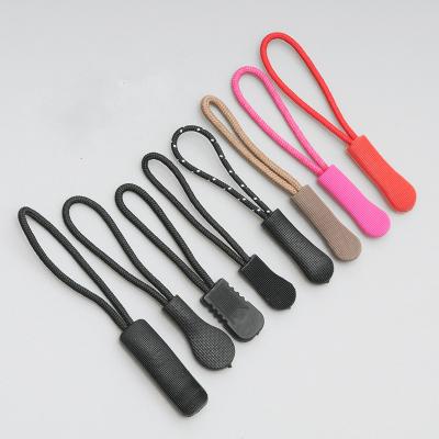 China Supplier Best Custom Nickel Free Nylon Cord Silicone PVC Plastic Zipper Puller for sale