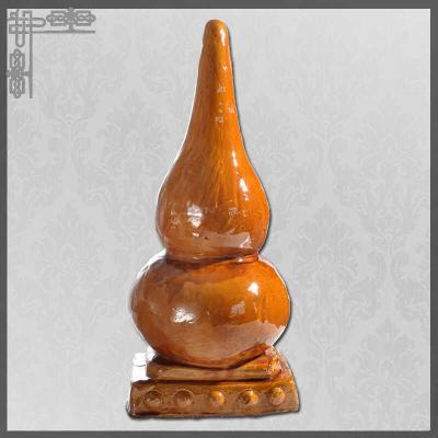 China Ceramic Calabash Shape Chinese Roof Ornaments Building Art high plasticity zu verkaufen