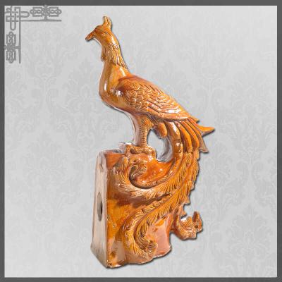 중국 Frost Resistant Chinese Roof Decorations With Chinese Phoenix Exquisite Handicrafts 판매용