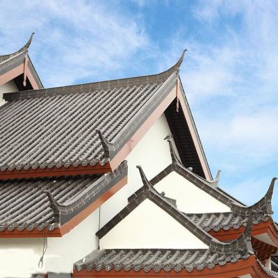 中国 Unbreakable Temple Pavilion Villa Chinese Style Classic Clay Roofing Tiles Houses Building Materials 販売のため