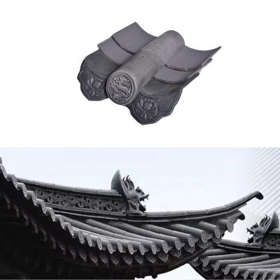 Chine Natural Resistant Decorative Chinese Clay Roof Tiles Corner Roof Ridge Tiles Roof à vendre