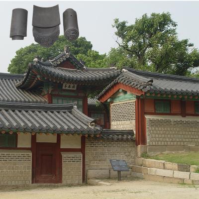 中国 Antique Chinese Terracotta Roof Tiles Traditional Asian Style Clay Roofing Material For Hotels Villas 販売のため