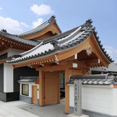 China Traditionelles japanisches Haus Tempelpavillon Villa Klassiker verglasterte Lehmdachfliesen zu verkaufen