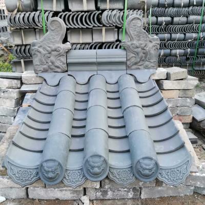 Chine Les carreaux de toiture en argile grise classique résistant au feu durable Solution de toiture écologique à vendre